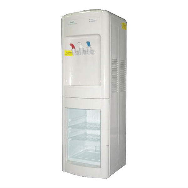 Compressor cooling water dispenser with refrigerator
